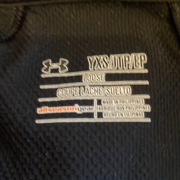 Under Armour Black/white Windbreaker - Picture 2 of 4